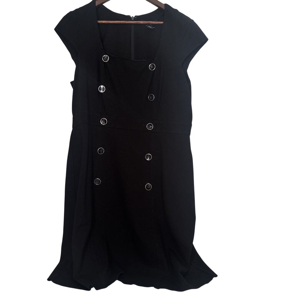 Women’s White House Black Market Black Dress Size 14